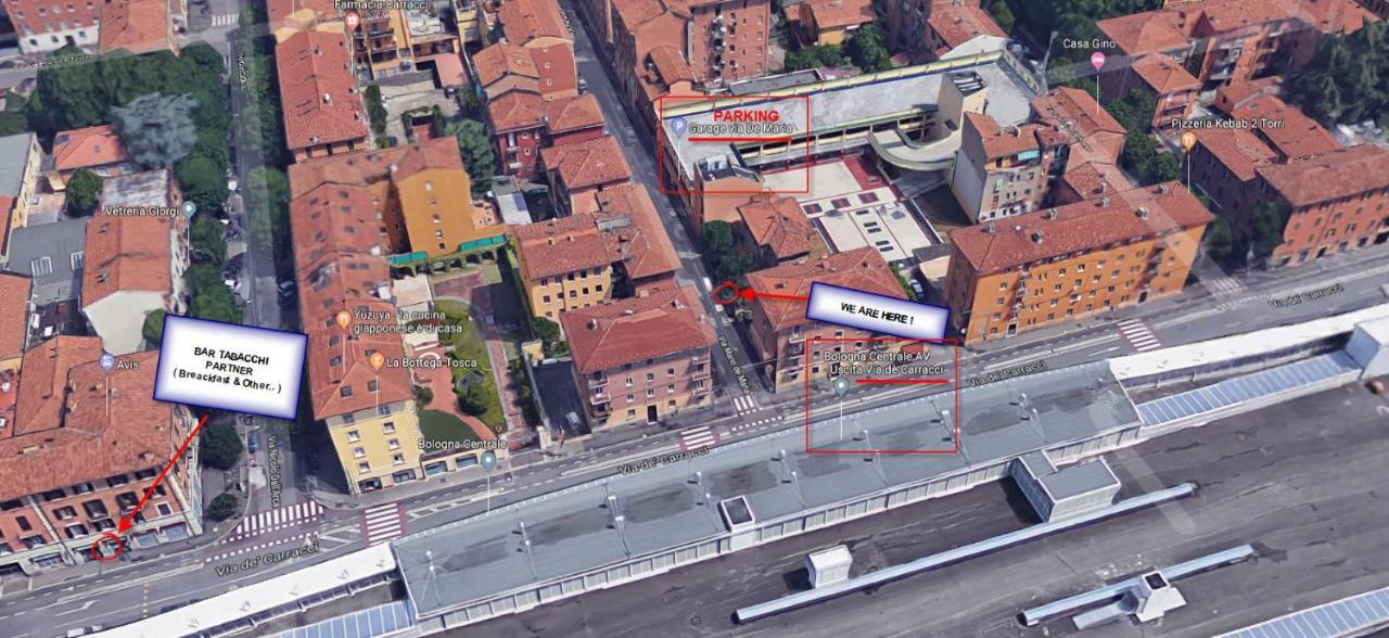 Stazione Centrale Acomodação com café da manhã Bolonha Exterior foto
